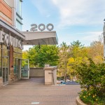 Outside of office entrance
