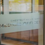 Entrance glass door