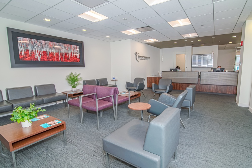Lobby seating area